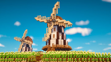 Minecraft | How to Build a Windmill | Tutorial