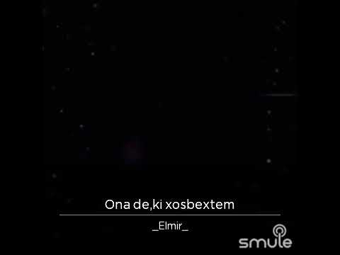 Ona de ki, xoşbəxtəm