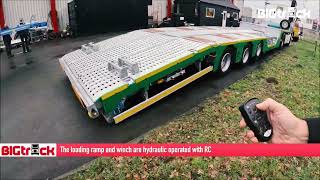 Aksoylu Flatbed trailer for machine transport