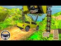 Extreme 4x4 Jeep Offroad Gameplay on Narrow Hill Dirt Road Challenge