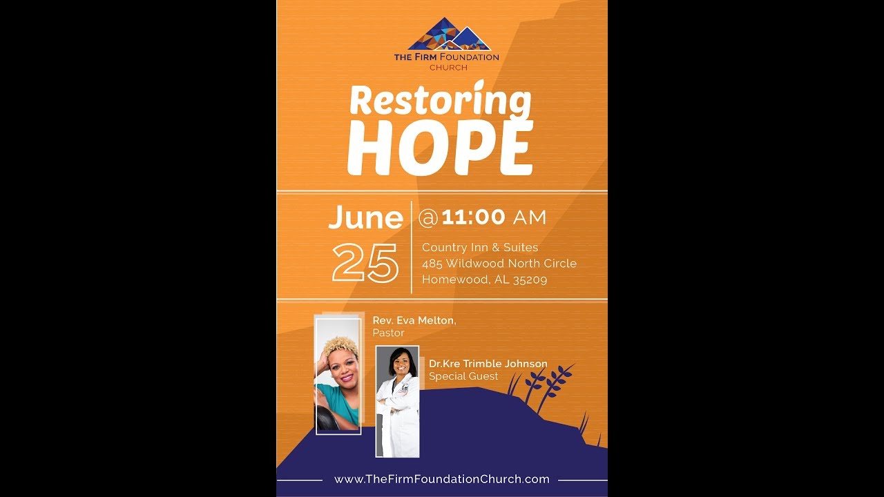 Restoring Hope with Doctor Kre Trimble Johnson YouTube