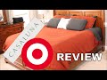 Casaluna bedding set from Target review duvet, duvet cover, jersey sheets and pillows review