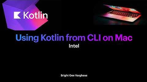 Using Kotlin from CLI on Mac