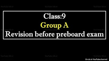 Revision class || class 9 and 10|| Optional maths