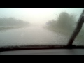 Driving through Irene