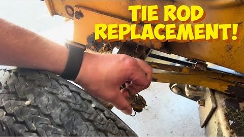 Vintage Cub Cadet 129 Tie Rod End Replacement