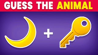 Guess the ANIMAL by Emoji? 🐶 Beat Quiz