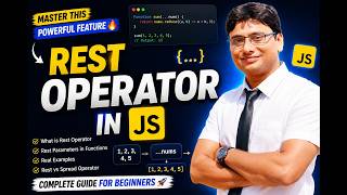 JavaScript ES6 Rest Operator Full Tutorial | Learn Rest Operator in JS in One Video