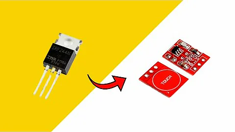 how to make touch sensor using irfz44n mosfet