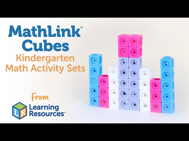 Learning Resources Mathlink Cubes Kindergarten Math Activity Set:  Fantasticals!