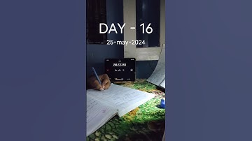DAY - 16 #discipline #hustle #neet #study #letsgo #goodjobs
