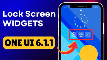 How to Add Widgets to Lock Screen on Samsung ONE UI 6.1.1