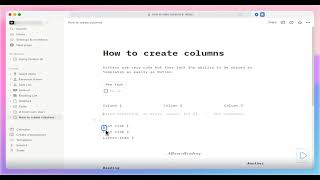 How to Create Multiple Columns in Notion (Step-by-Step)