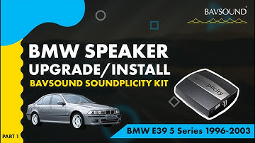 BMW iPod/iPhone Kit Installation | E39 5 Series 1996-2003 | BAVSOUND Soundplicity | Part 1