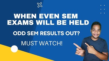 BPUT Even Sem Exam Date || Odd Sem Results || What is Short Sem?