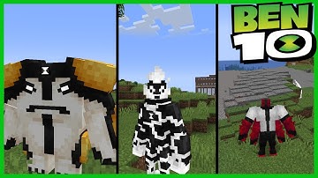 NEW OMNITRIX ALIEN, NEW COLOR SYSTEM, ANIMATIONS & MORE! Minecraft Ben 10 Alien Evolution Mod Review