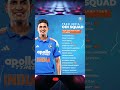 IND v NZ ODIs Series 2026 : Team India Squad Announced | @CricNo-45 #shorts