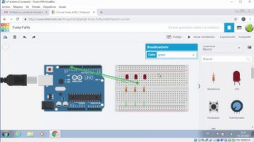 Arduino - Salidas digitales TinkerCAD - Secuencia con 3 LED