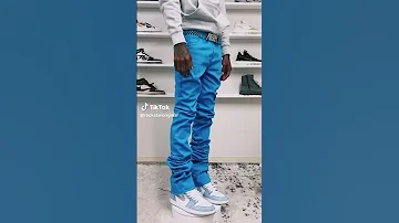 Best Men Stacked Jeans Drip Fashion Jeans 