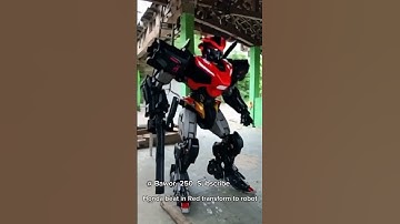 Honda beat in Red transform to robot # Video Short #transformers #autobots