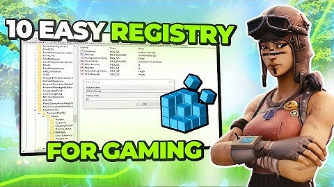 🔧DO THESE 10 REGISTRY SETTINGS TO BOOST FPS IN ALL GAMES ✅ (FPS BOOST & FIX LAG)