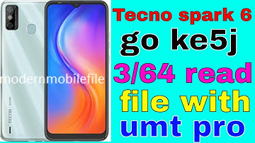 tecno spark 6 go ke5j 3-64 read file umt pro