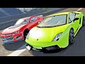 INSANE BeamNG Multiplayer Drag Racing! Lamborghini, Viper, GTR & More! Super Car Crashes!