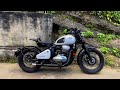 Folding seat Jawa Bobber 42 high end modifications