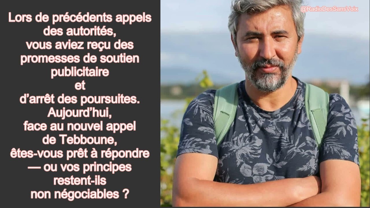 « On m’a déjà promis la publicité et la fin des poursuites, mais mes principes ne se négocient pas »