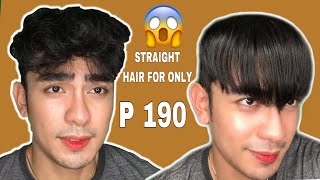 HOW I STRAIGHTENED MY HAIR FOR ONLY P190