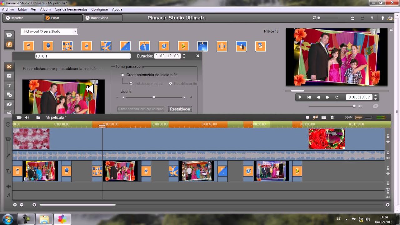 EDICIÓN DE VIDEOS EN PINNACLE A - YouTube