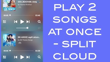 How to play two songs at once - Split Cloud mobile music