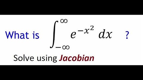 how to solve the Gaussian integral  with Jacobian