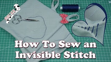 DIY How To Hand Sew an Invisible Stitch – Sewing Tutorial – Bravo Dada!