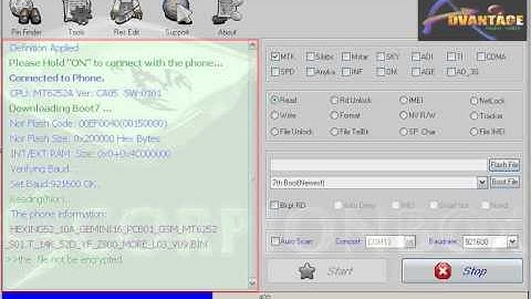 MORE Z 800.cpu 6252A mtk read done with scorpion box by advantage