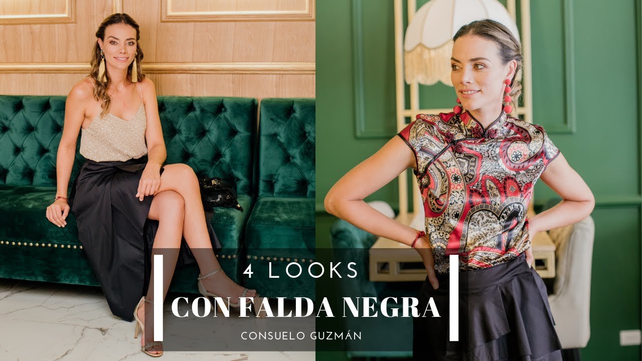 Looks falda negra. 4 looks para el diario I Consuelo Guzmán, Asesora de Imagen