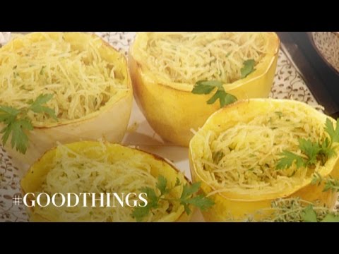 Good Things: Roasted Spaghetti Squash with Parmesan - Martha Stewart