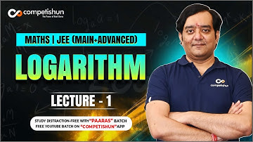1 Logarithm Introduction and basic formulae IIT JEE ADVANCED Free Videos