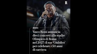 Vasco Rossi annuncia il suo "Giubileo” per celebrare i 50 anni di carriera