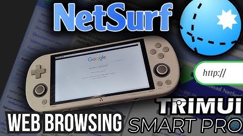 Trimui Smart Pro Web Browsing with NetSurf