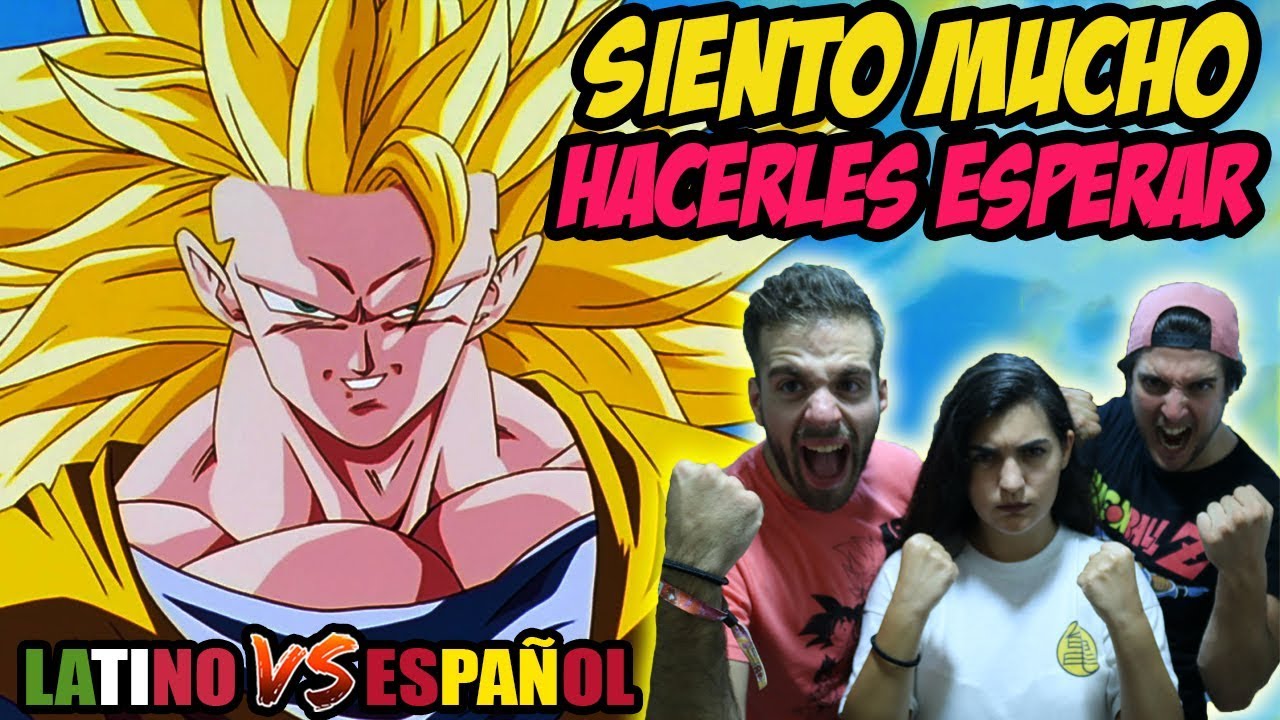 ESPAÑOLES REACCIONAN A DRAGON BALL LATINO VS CASTELLANO | GOKU SE CONVIERTE EN SSJ3 SAGA BOO
