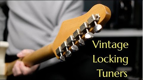 Changing strings on vintage locking tuners