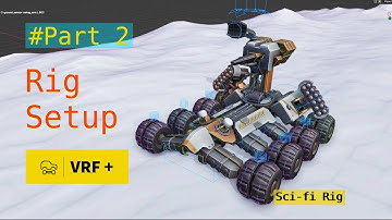 How to Rig a Sci-Fi Tank in Blender #part2