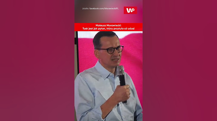 Mateusz Morawiecki: Tusk jest jak pyton #shorts