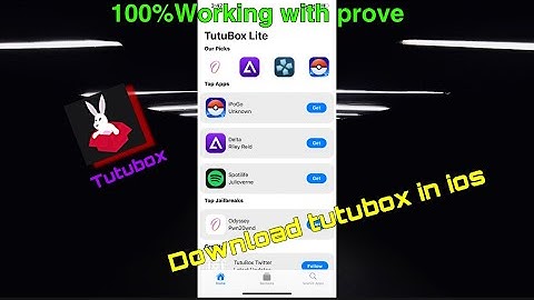 How to install TuTuBox in All ios with Prove||100% Working||Problem solved|| #Spong_Mash 😍