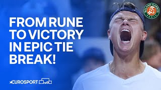 How did Holger Rune comeback from that?! | 2024 French Open 🇫🇷