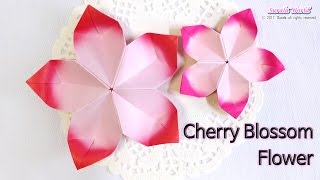 origami cherry blossom flower paper flowers craft diy crafts