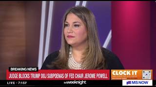Judge Blocks DOJ Subpoena of Fed Chair Jerome Powell | Skye Perryman joins The Weeknight to Discuss