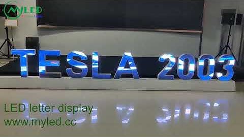 LED letter display from A to Z , 0 to 10