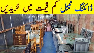 Dining Table Design With Price | New & Used Dining Table | Gharibabad Cheapest Furniture Market |